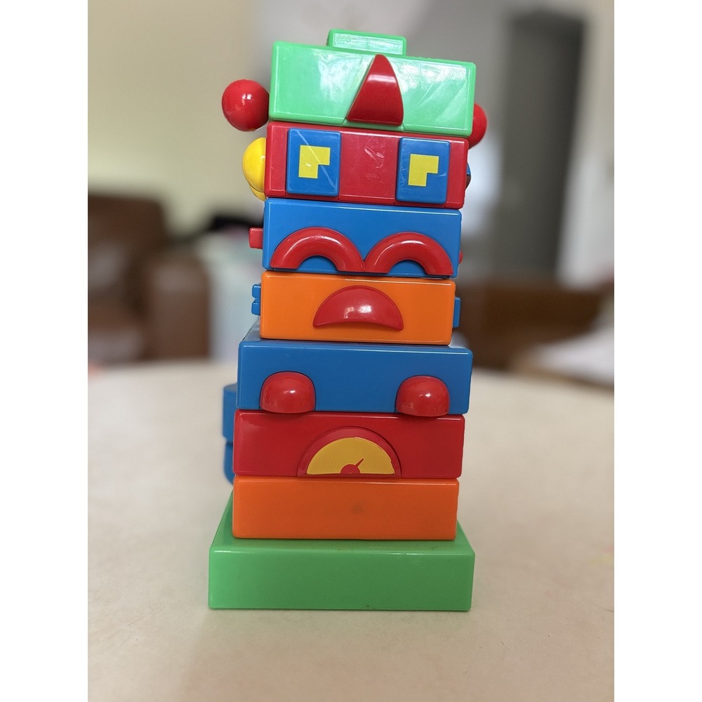 David Kirk's Fun House ABC2150 Robo Stacko Stacking Robot Toy